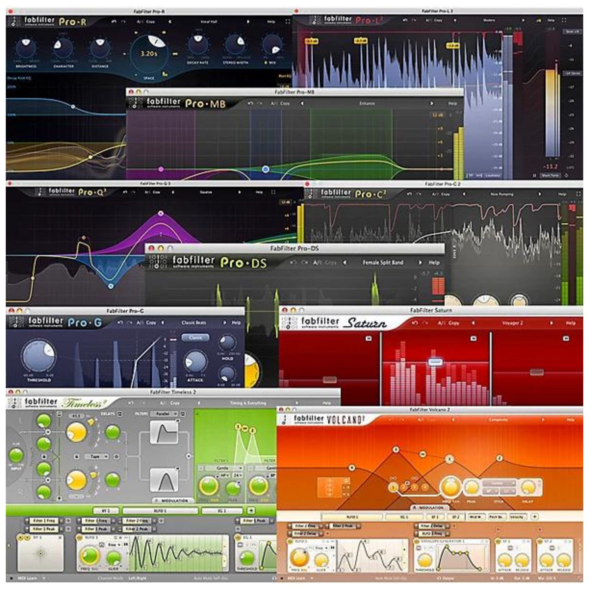 FabFilter FX Bundle Plug-in Collection Wavy Pro Audio