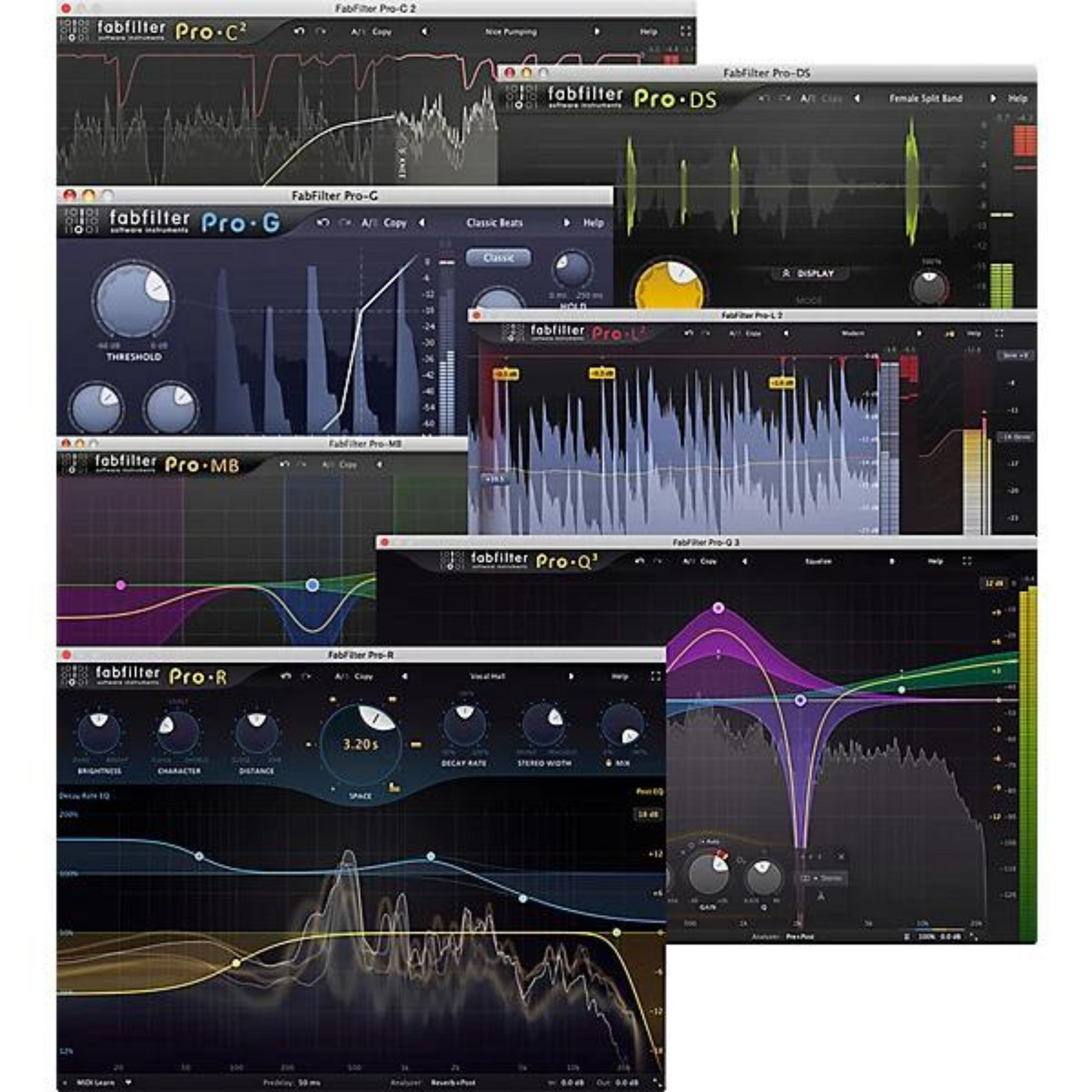 FabFilter Pro Bundle Plug-in Collection Wavy Pro Audio