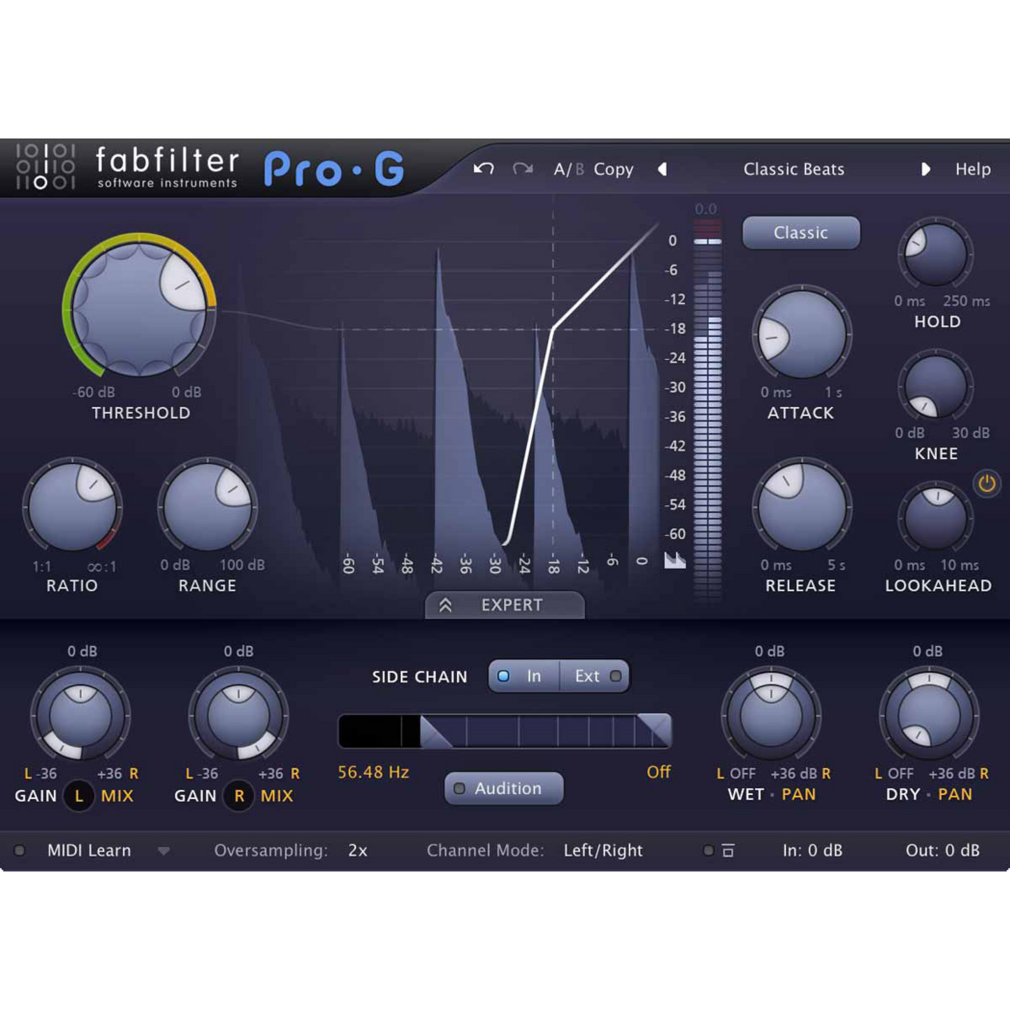 FabFilter Pro-G Gate / Expander Plug-in Wavy Pro Audio