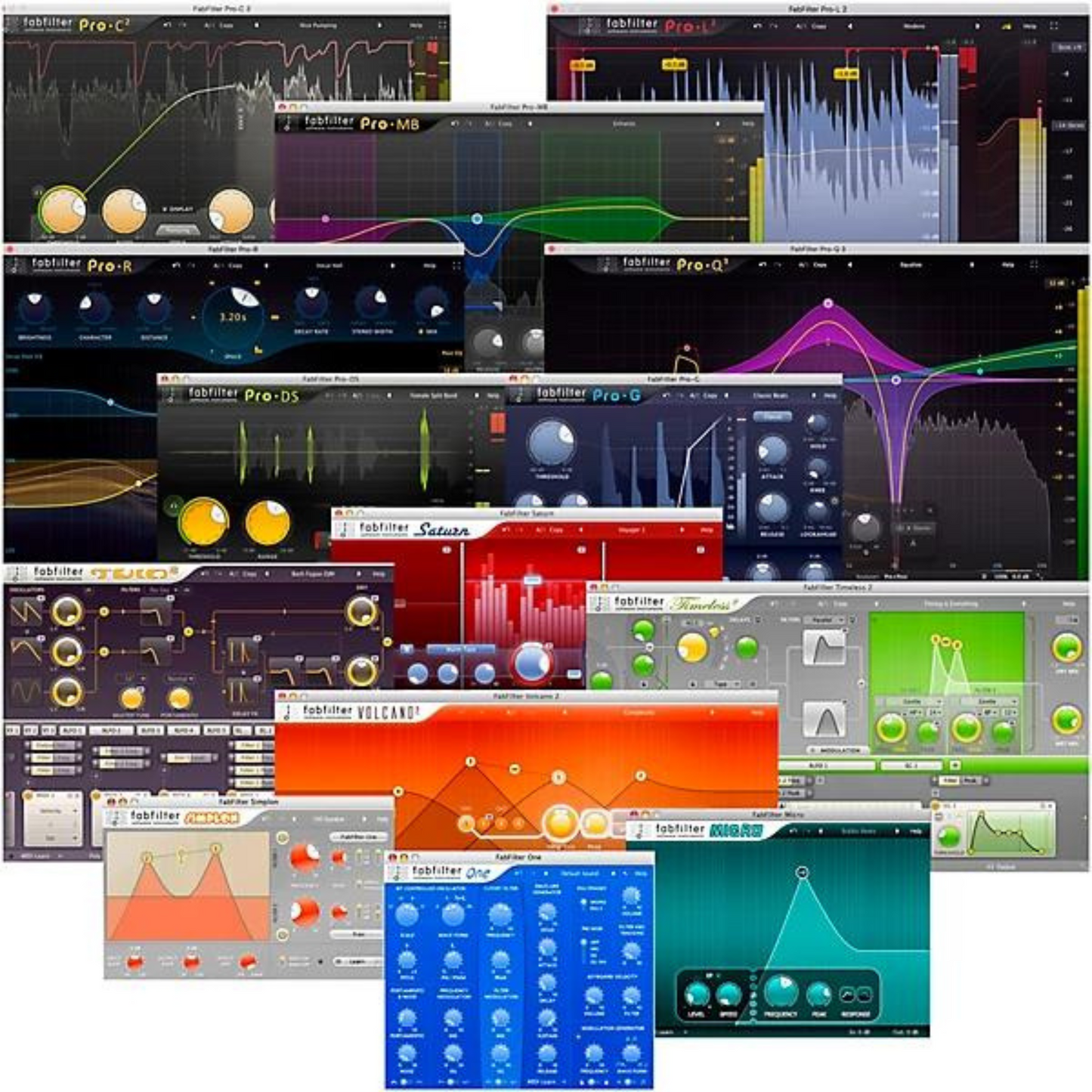 FabFilter Total Bundle Plug-in Collection Wavy Pro Audio