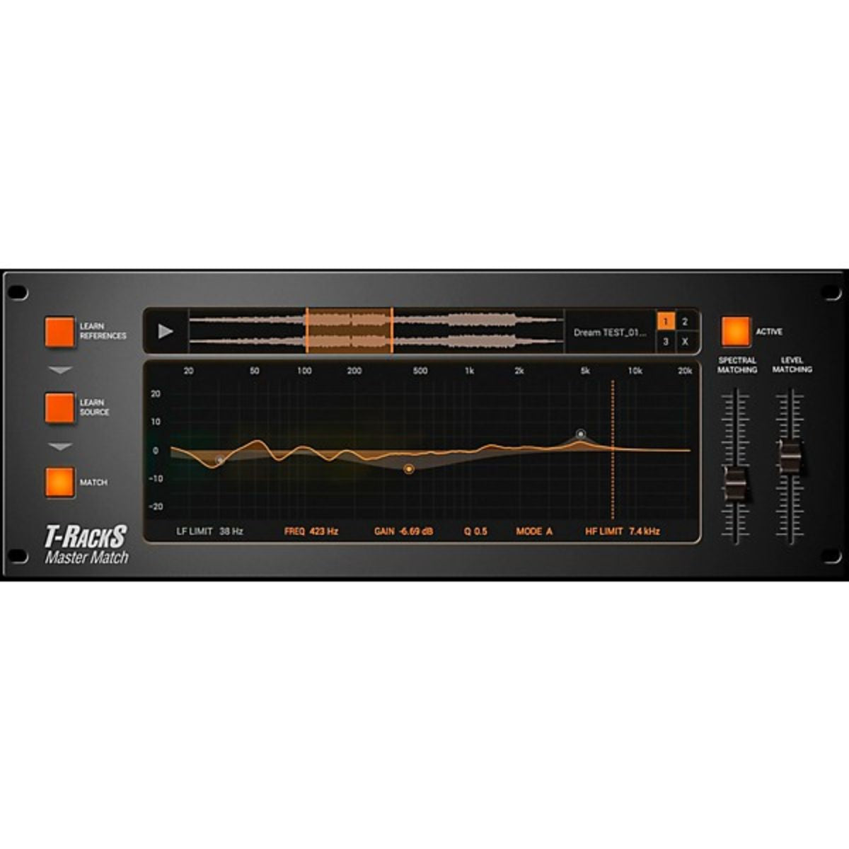 IK Multimedia T-RackS 5 Master Match - Automatic Matching Processor Mastering Plug-in