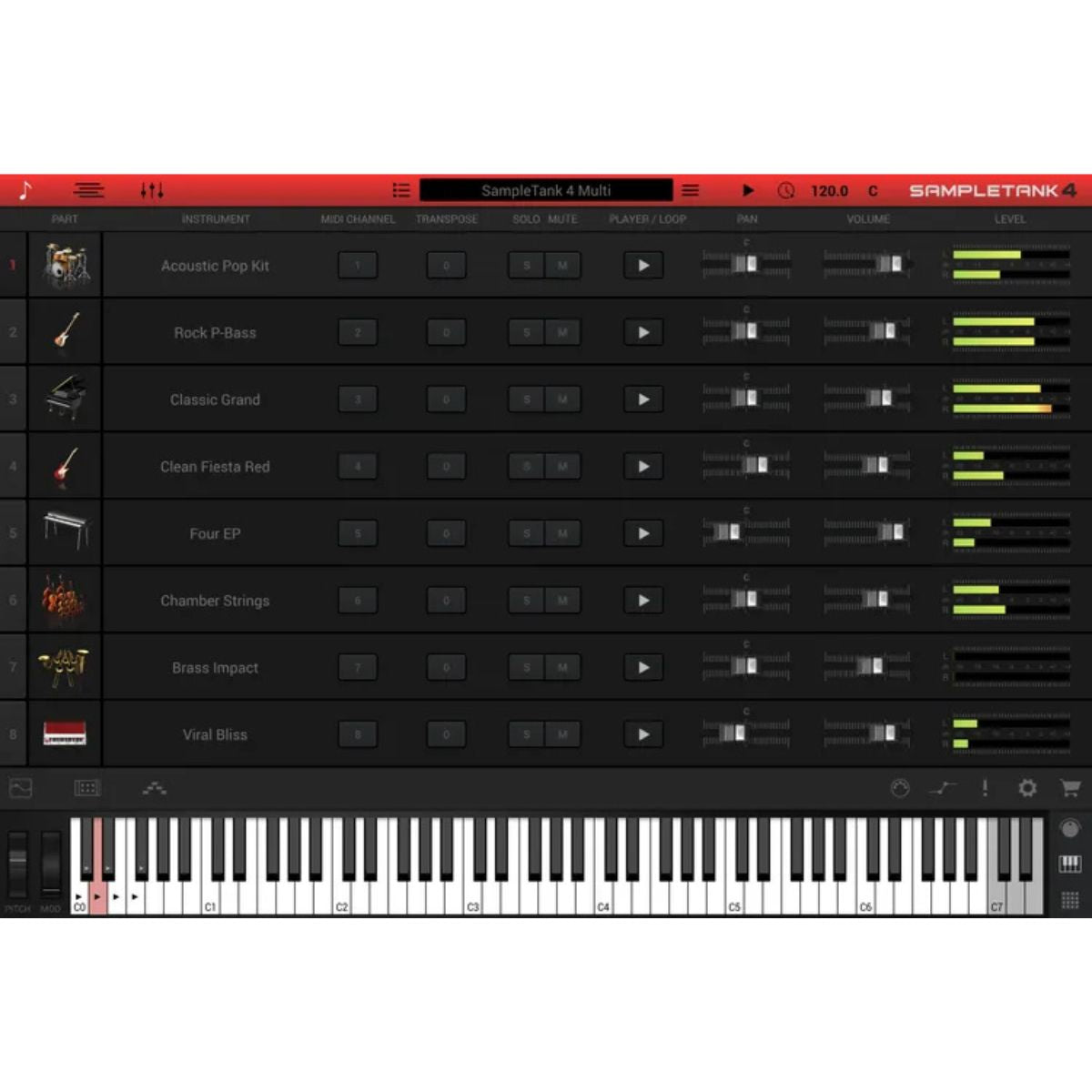 IK Multimedia Wurly Model 120 SampleTank 4 Virtual Instrument (Download)