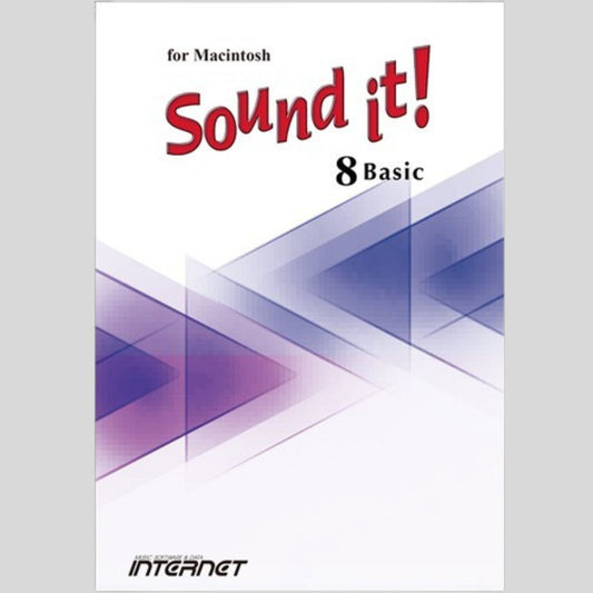 INTERNET CO. Sound it! 8 Basic - Mac Audio Editing Software