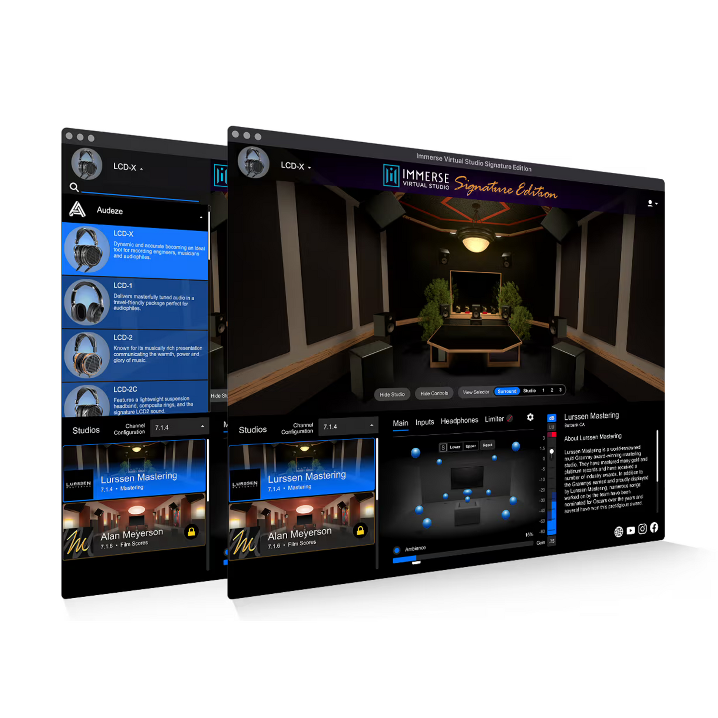 Immerse Virtual Studio Signature Edition Lurssen Mixing Plug-in Wavy Pro Audio