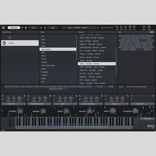 Initial Audio SourceLab Sampling and Sound Design Plug-in
