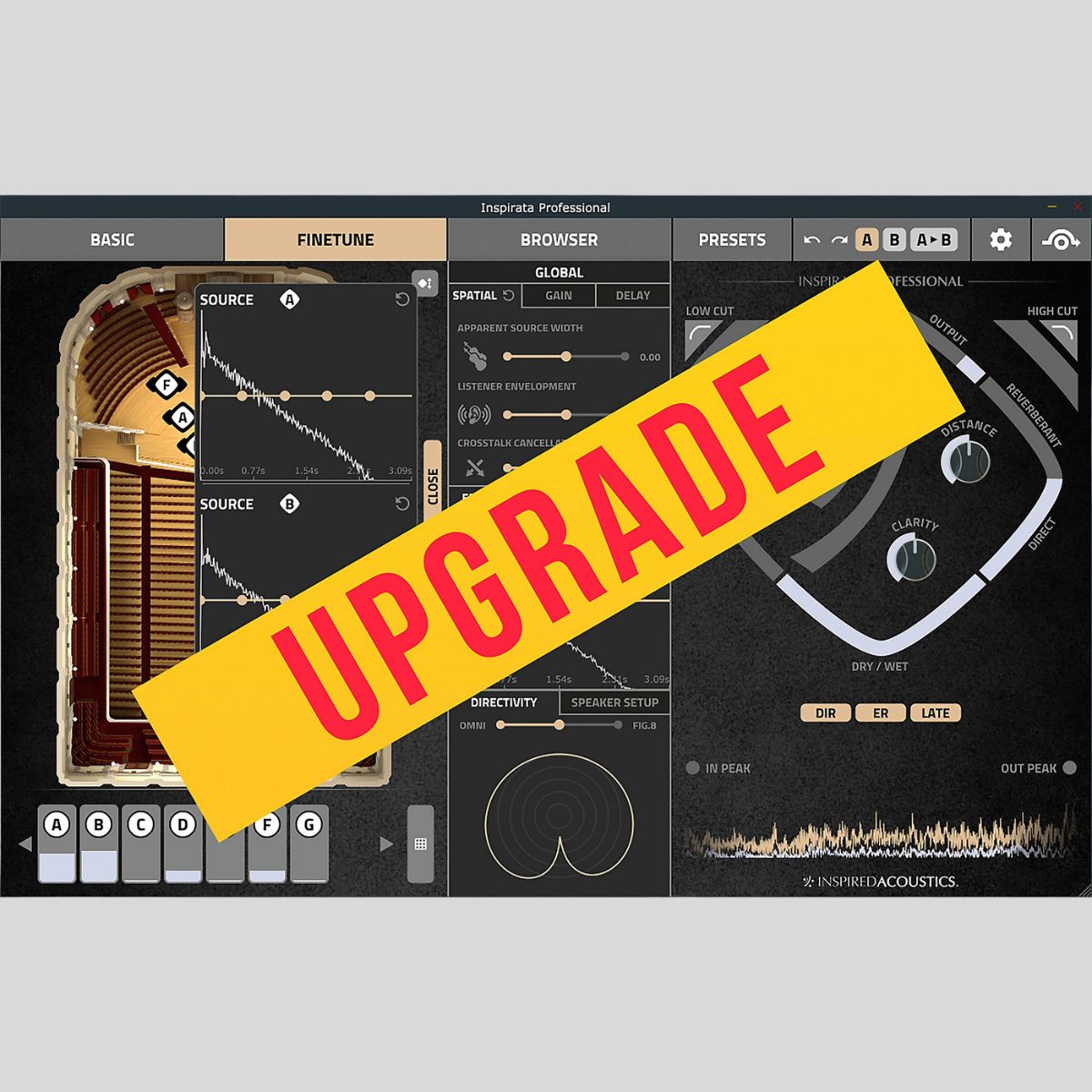 Inspired Acoustics Lite > Personal UPG Acoustic Simulation Software