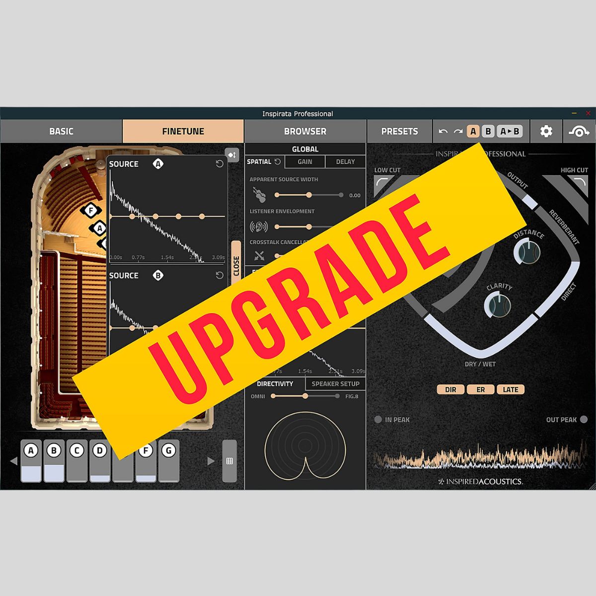 Inspired Acoustics Personal > Immersive UPG Acoustic Simulation Software