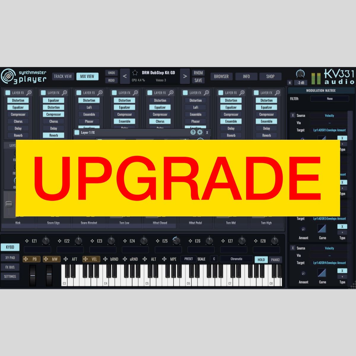 KV331 Audio SynthMaster 3 Player Upgrade from SynthMaster One