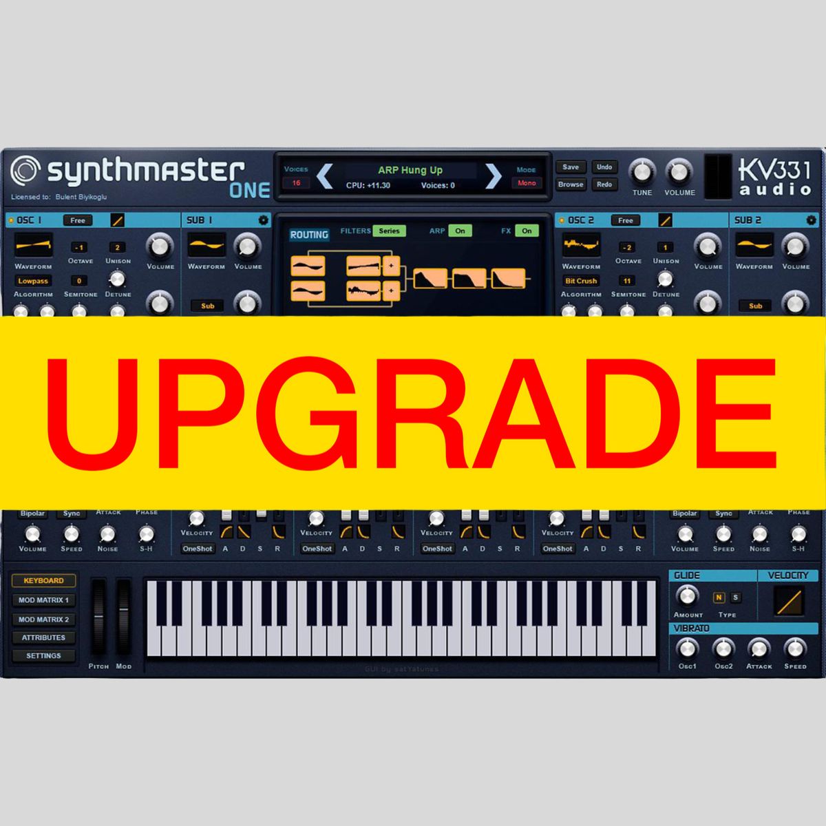 KV331 Audio SynthMaster One Upgrade from SM Player Upgrade Virtual Instrument