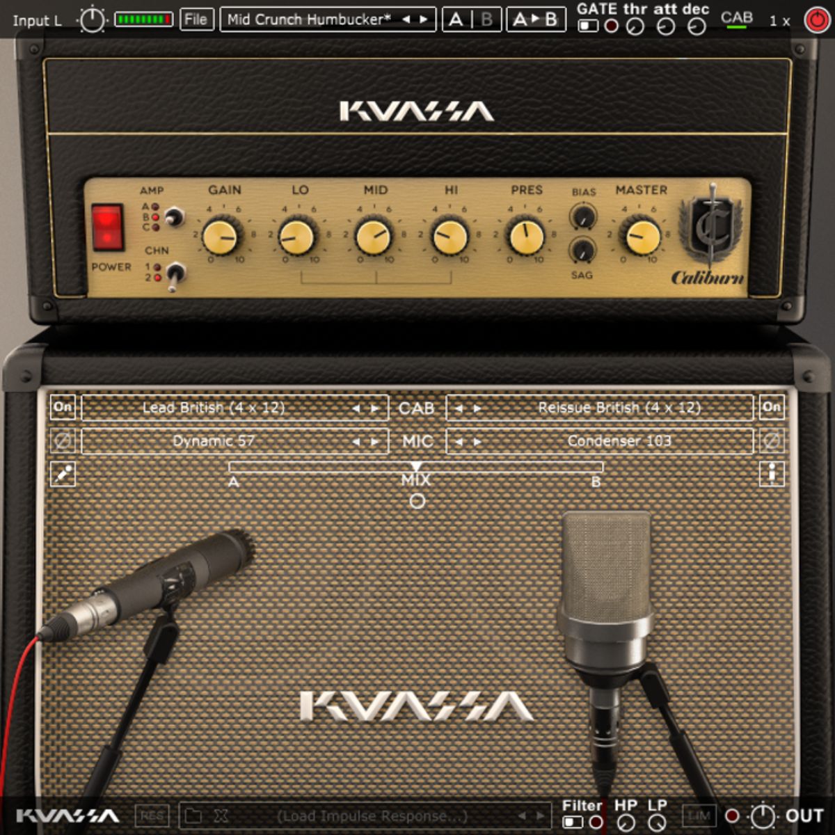 Kuassa Amplifikation Caliburn Amp and Effects Plug-in