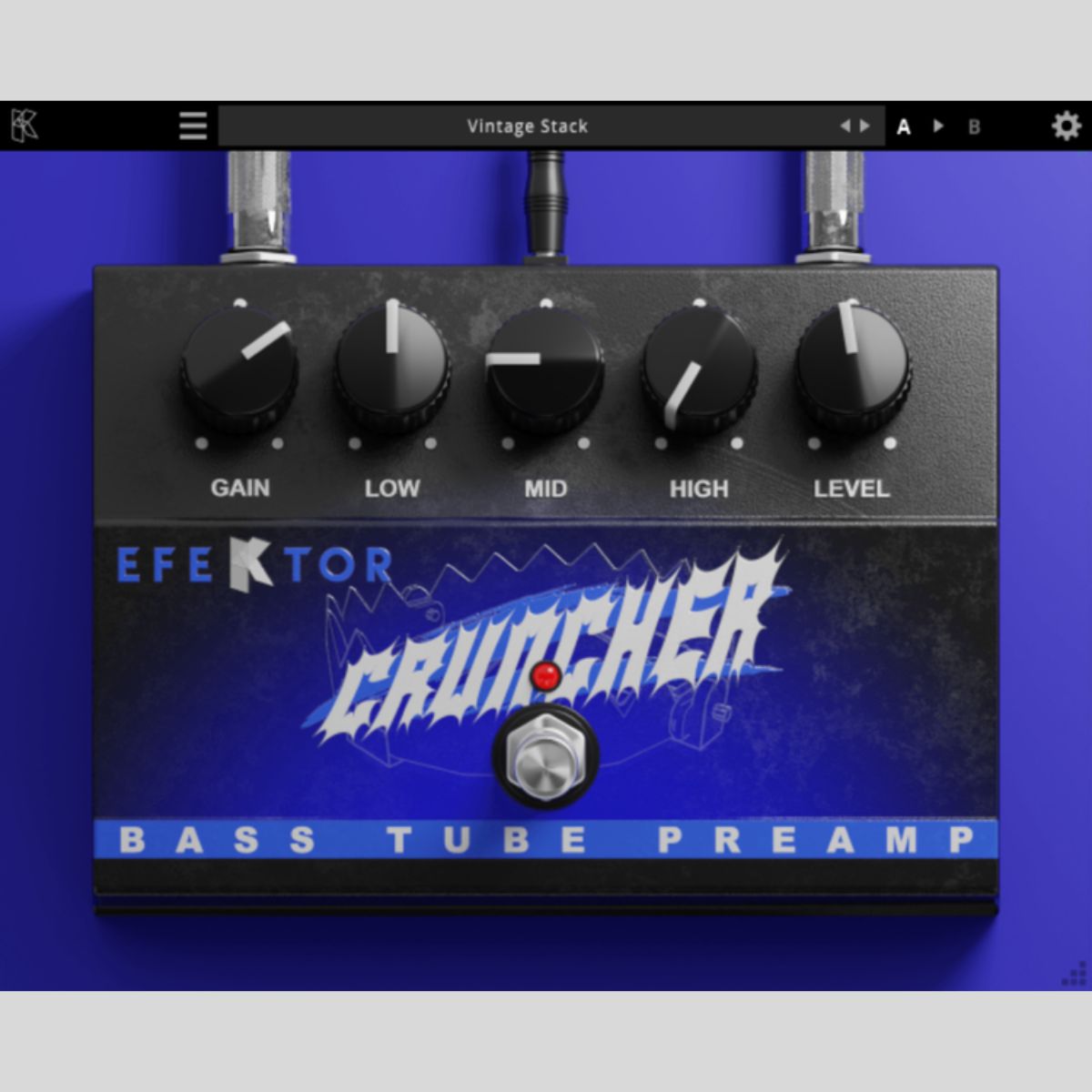 Kuassa Efektor Bass Cruncher Preamp Amp and Effects Plug-in
