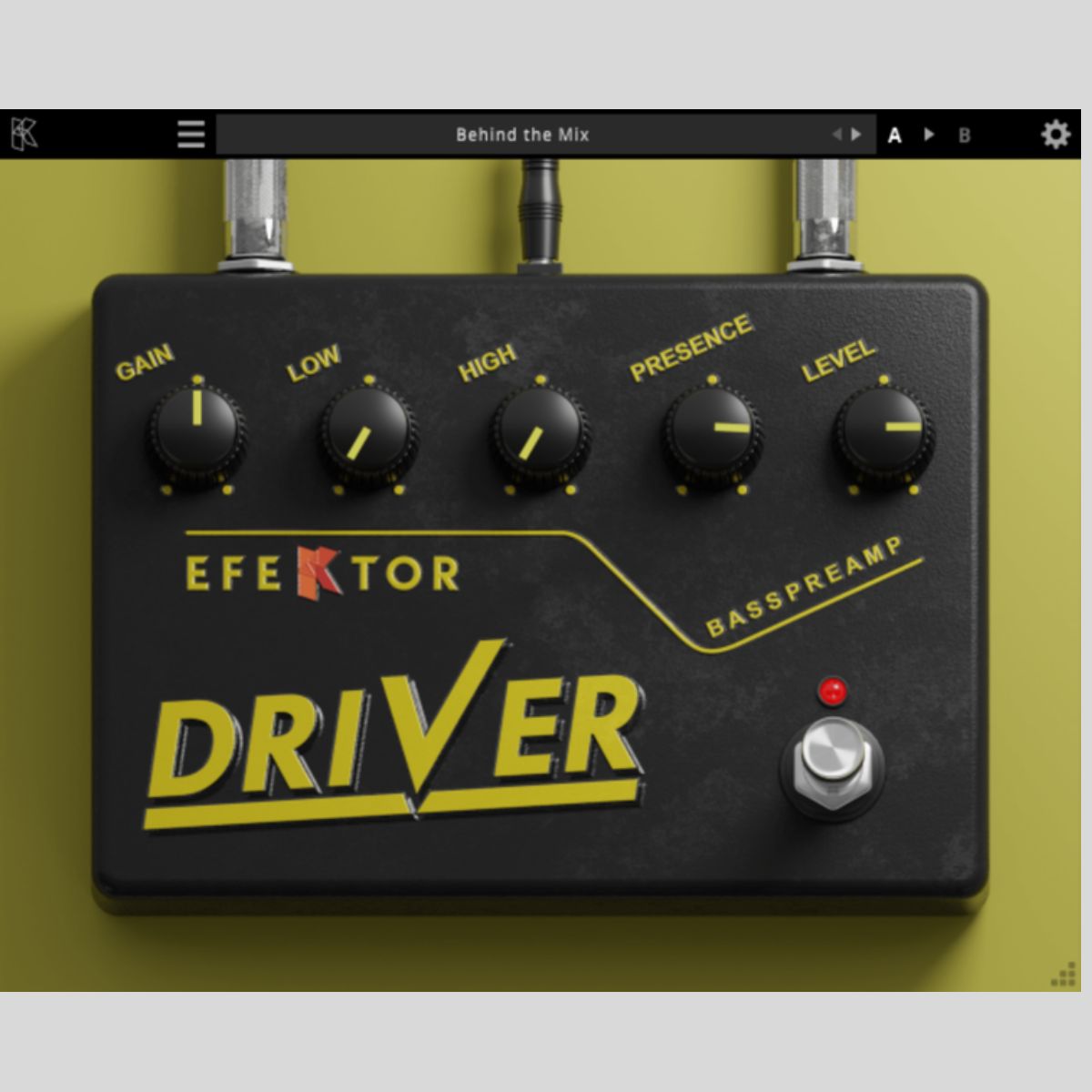 Kuassa Efektor Bass Driver Preamp Amp and Effects Plug-in