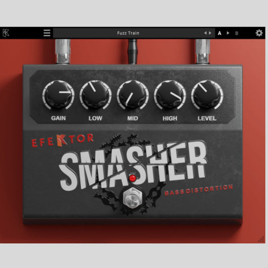 Kuassa Efektor Bass Smasher Distortion Distortion Plug-in