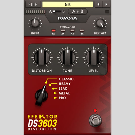 Kuassa Efektor DS3603 Distortion Distortion Plug-in