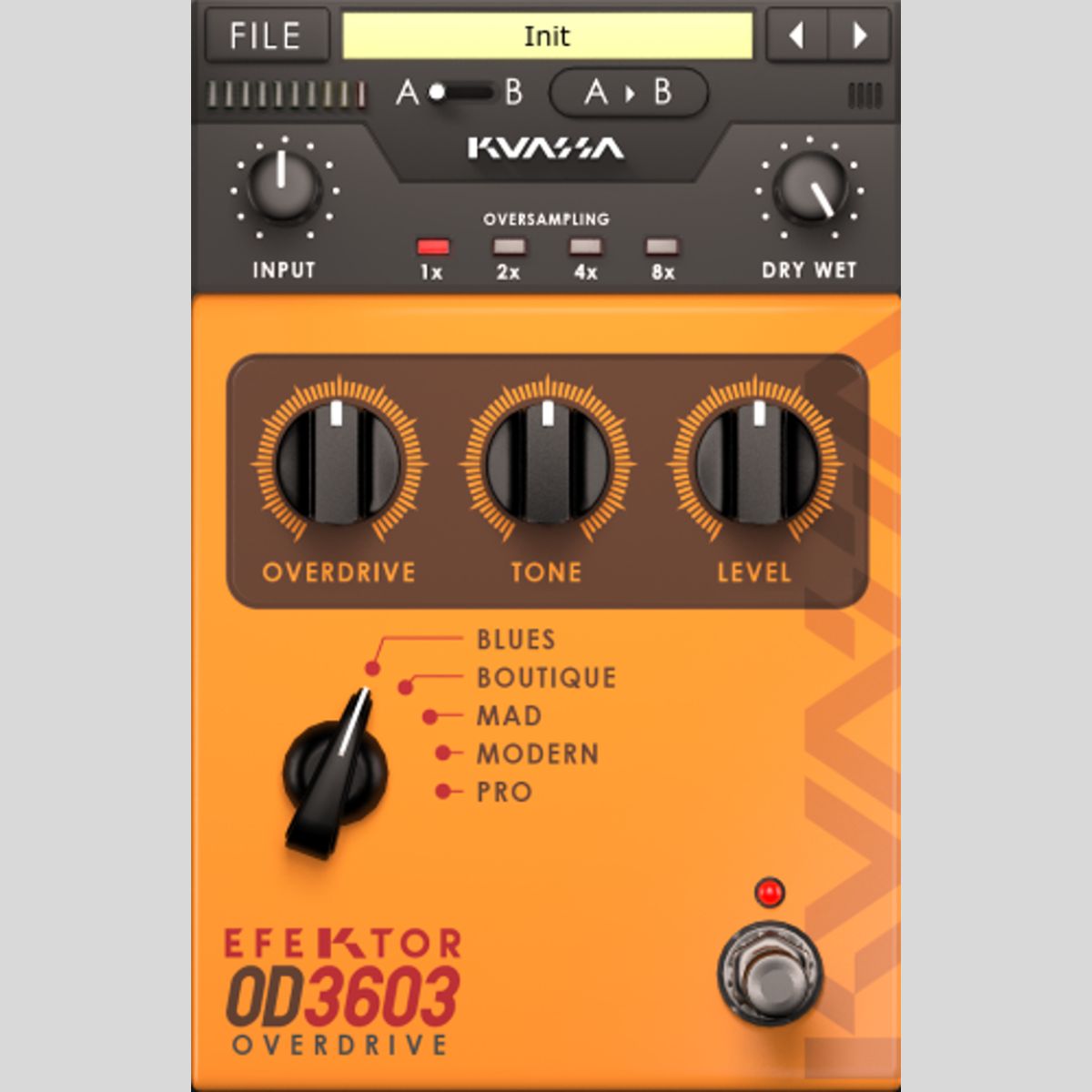 Kuassa Efektor OD3603 Overdrive Distortion Plug-in