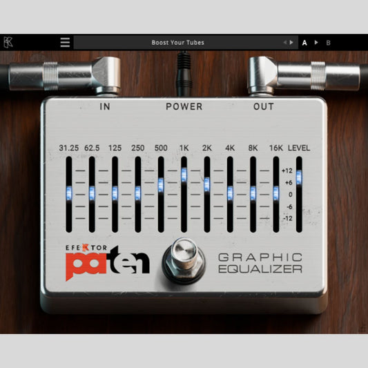 Kuassa Efektor Paten Graphic Equalizer EQ Plug-in