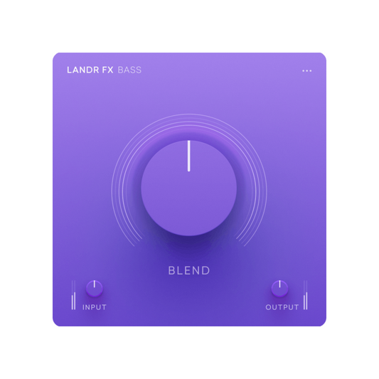 LANDR FX Bass Plug-in Wavy Pro Audio