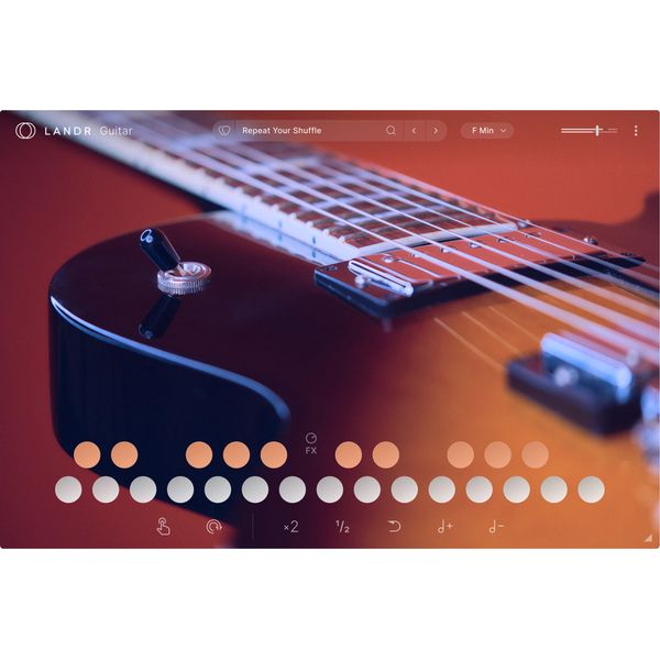 LANDR Guitar Virtual Instrument Plug-in Wavy Pro Audio