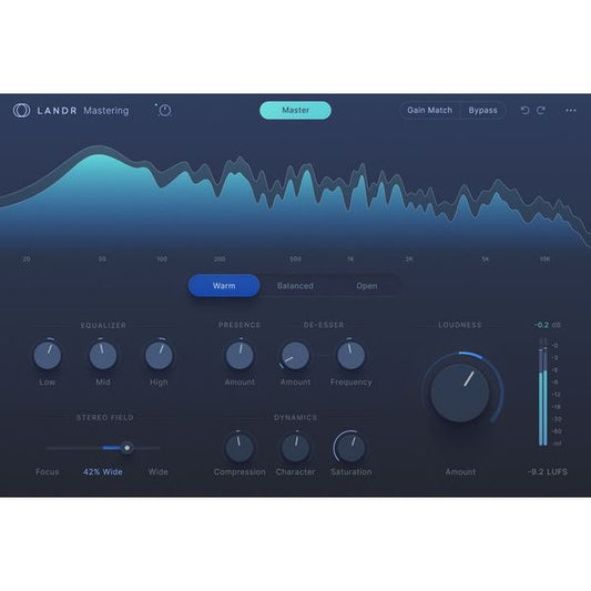 LANDR Mastering Plug-in Wavy Pro Audio