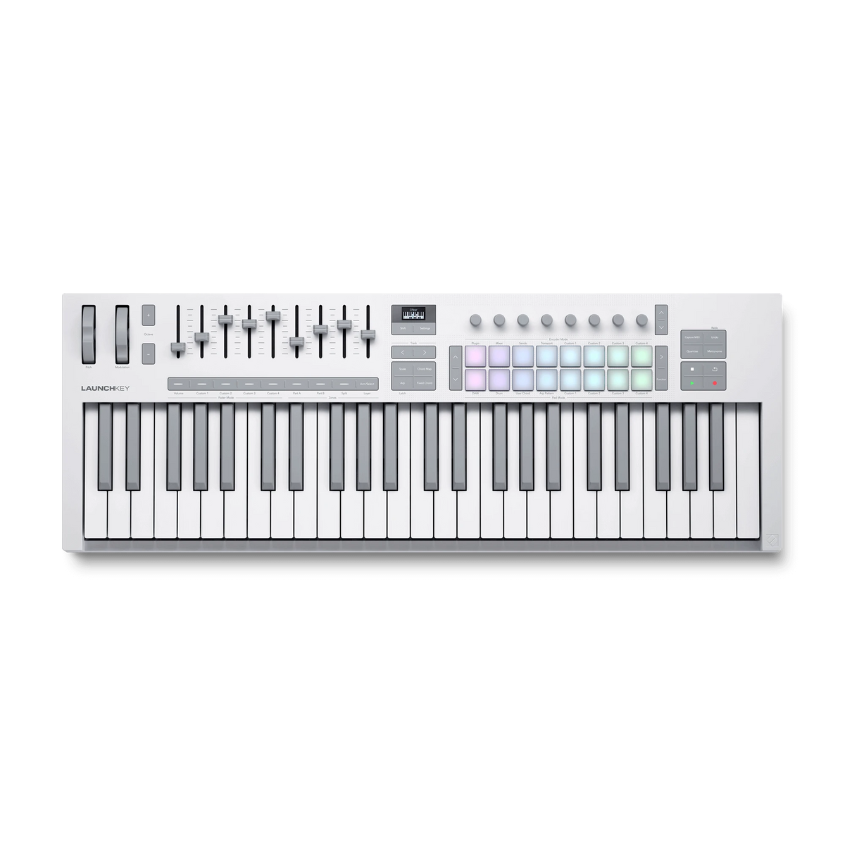 Novation Launchkey 49 White [MK4] Straight Top