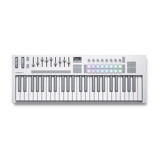 Novation Launchkey 49 White [MK4] Straight Top