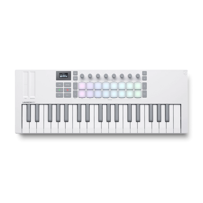 Novation Launchkey Mini 37 White [MK4] Straight Top