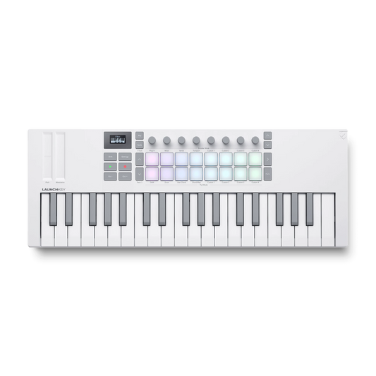 Novation Launchkey Mini 37 White [MK4] Straight Top