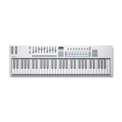 Novation Launchkey 61 White [MK4] Straight Top