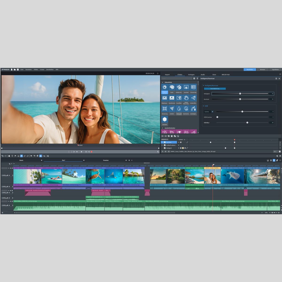 MAGIX Video deluxe Plus Audio Software