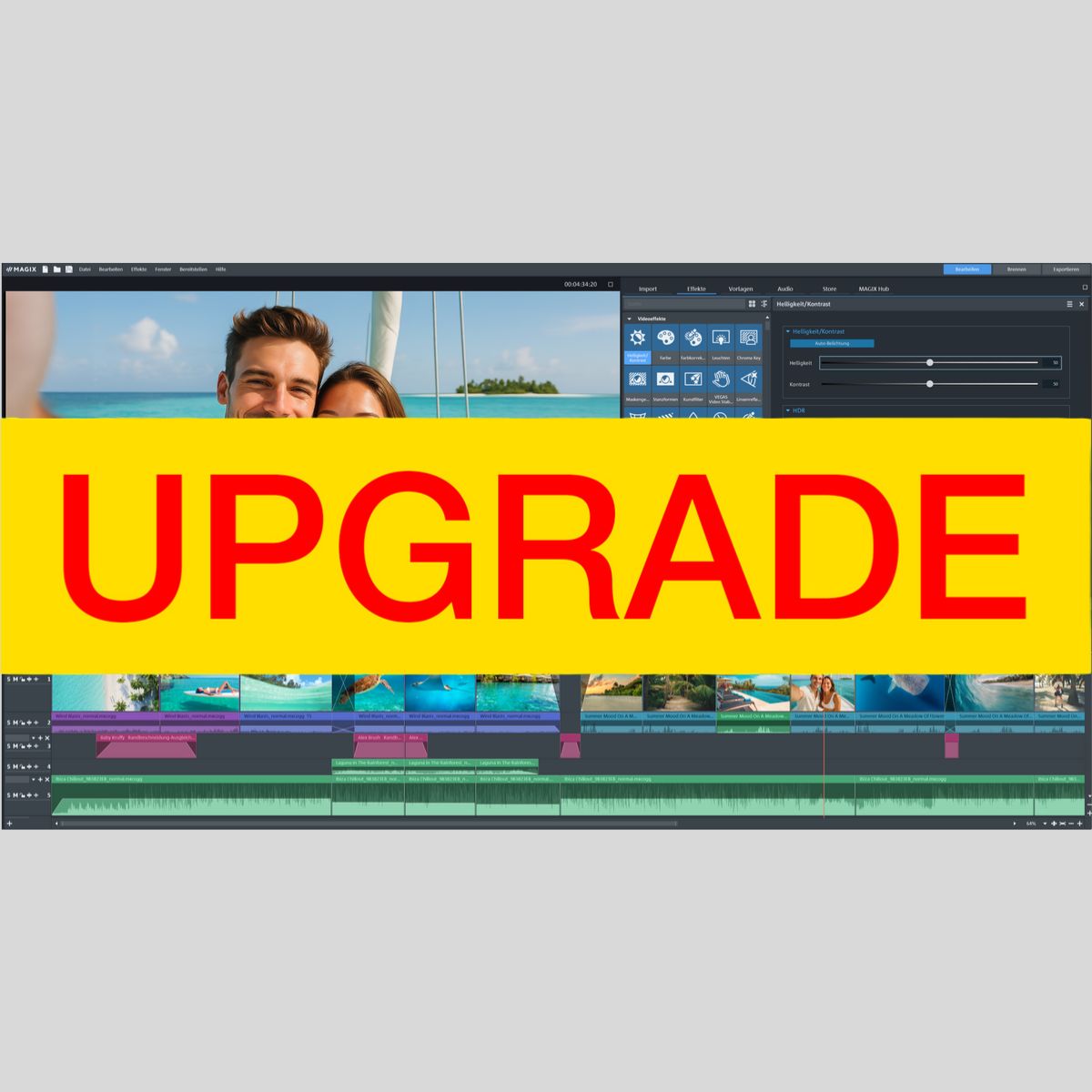 MAGIX Video deluxe Plus UPG Audio Software