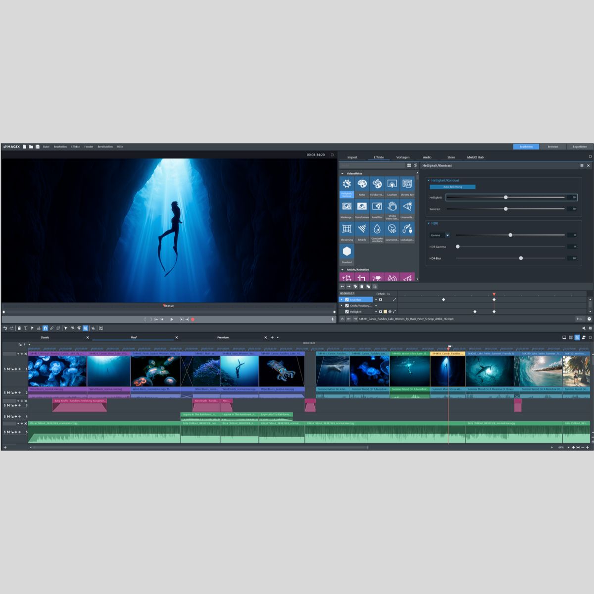 MAGIX Video deluxe Ultimate Audio Software