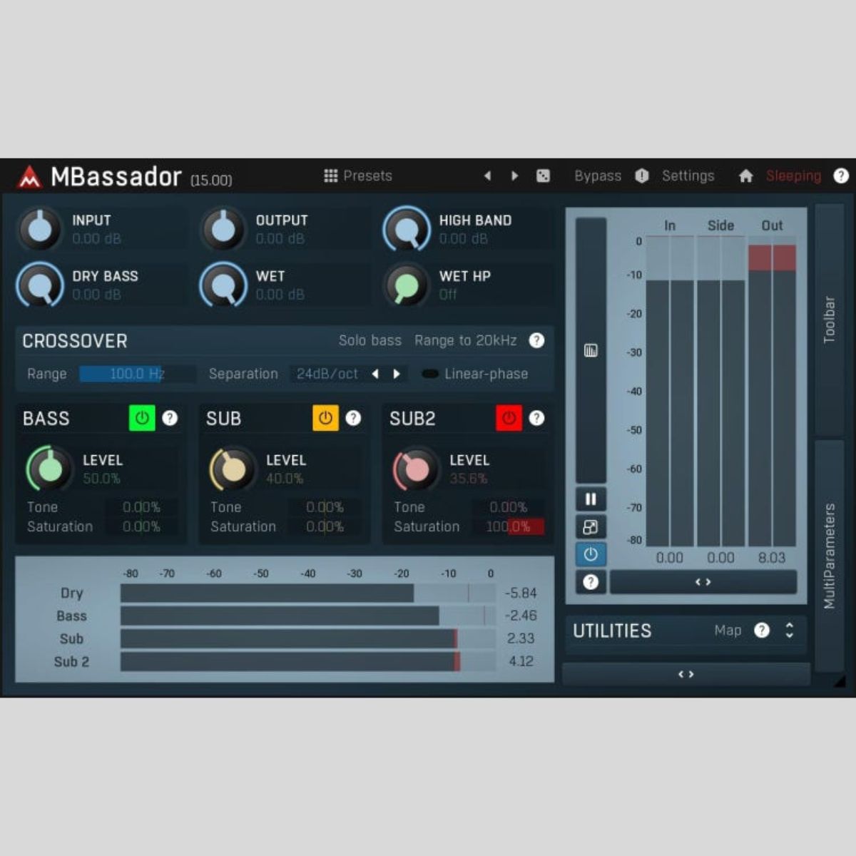 MeldaProduction MBassador Audio Plug-in