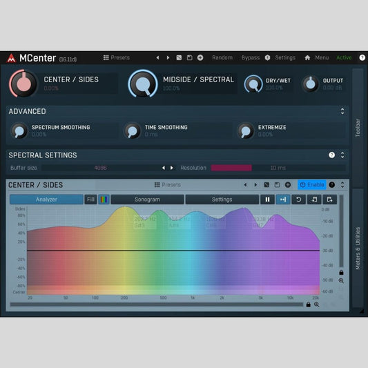 MeldaProduction MCenter Audio Plug-in