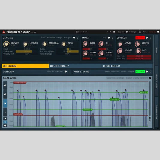 MeldaProduction MDrumReplacer Audio Plug-in