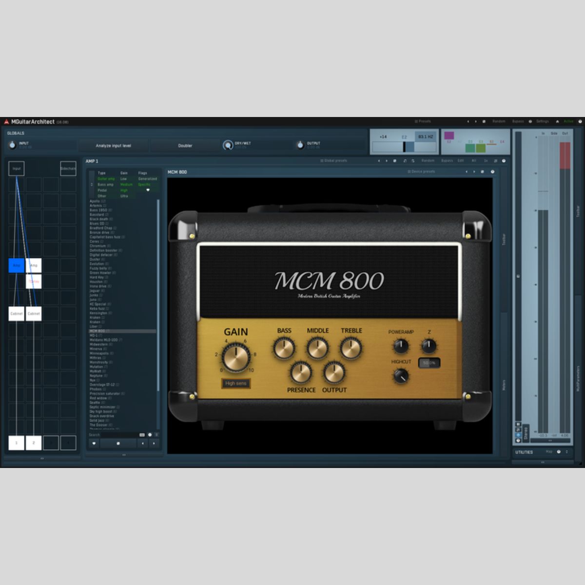 MeldaProduction MGuitarArchitect Audio Plug-in