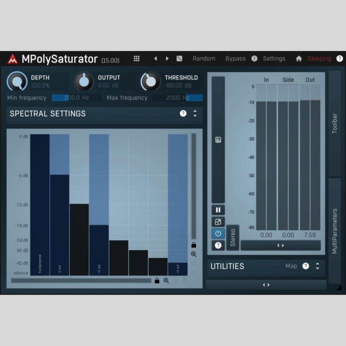 MeldaProduction MPolySaturator Audio Plug-in