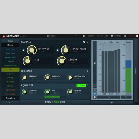 MeldaProduction MReverb Plug-in