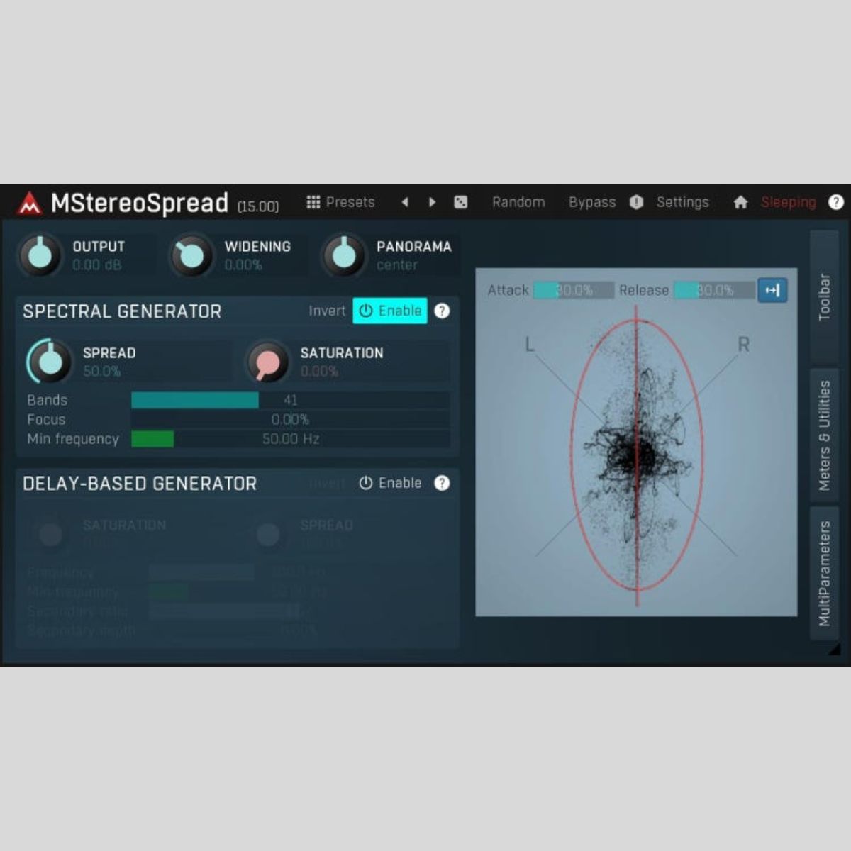 MeldaProduction MStereoSpread Audio Plug-in