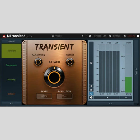MeldaProduction MTransient Audio Plug-in