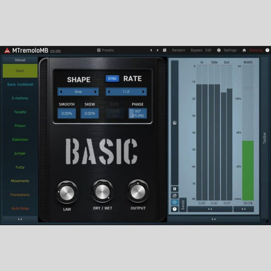 MeldaProduction MTremoloMB Audio Plug-in