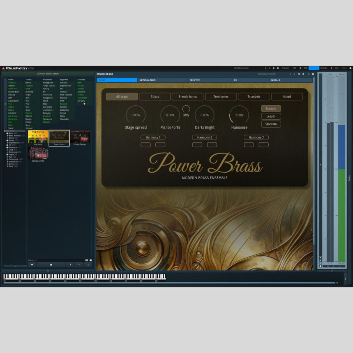 MeldaProduction PowerBrass Audio Plug-in