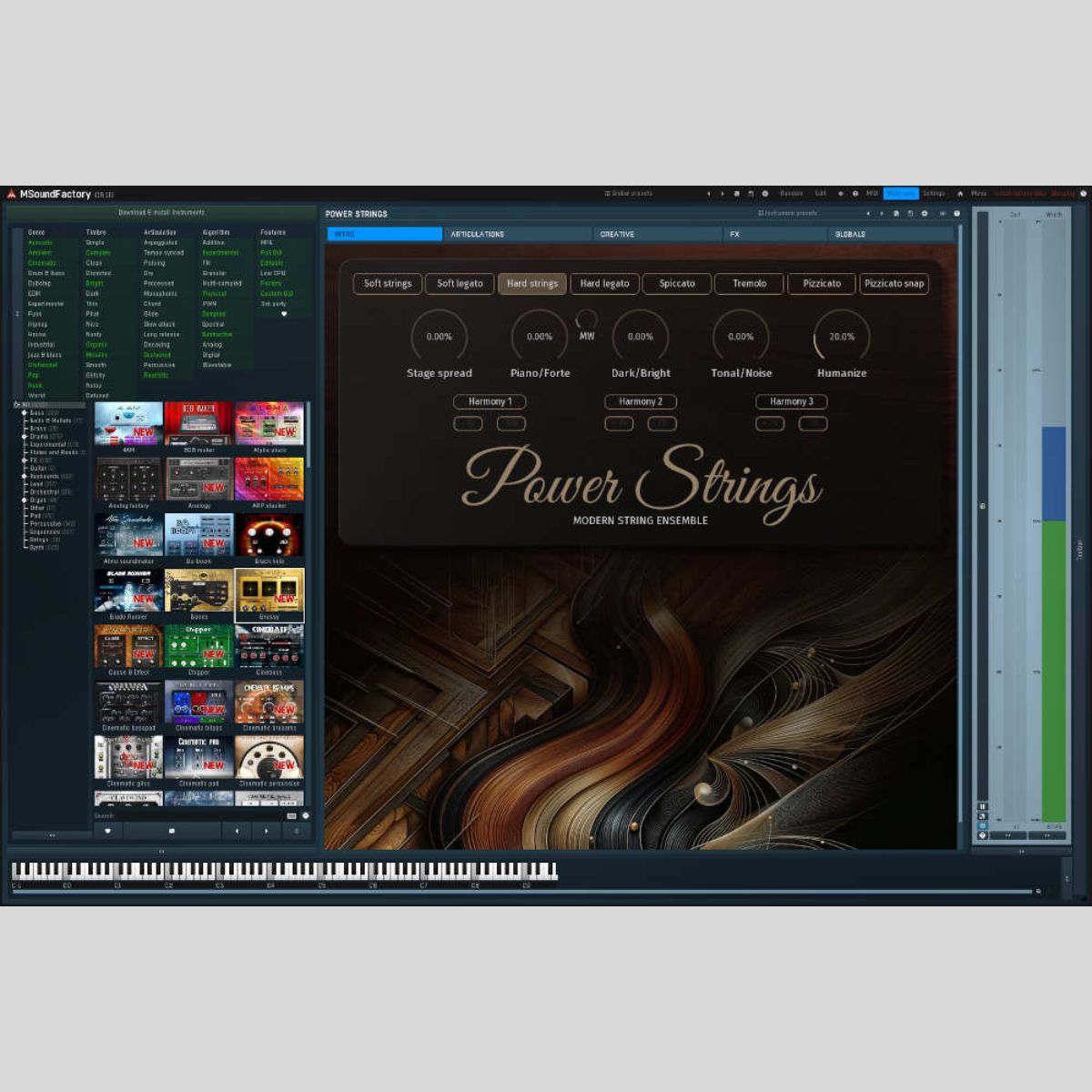 MeldaProduction PowerStrings Audio Plug-in