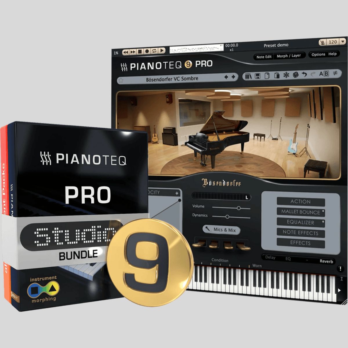 Modartt Pianoteq 9 Studio Bundle Physically Modeled Piano Virtual Instrument