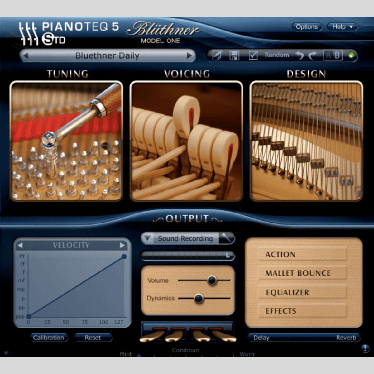 Modartt Pianoteq Bluthner Model 1 Physically Modeled Piano Virtual Instrument