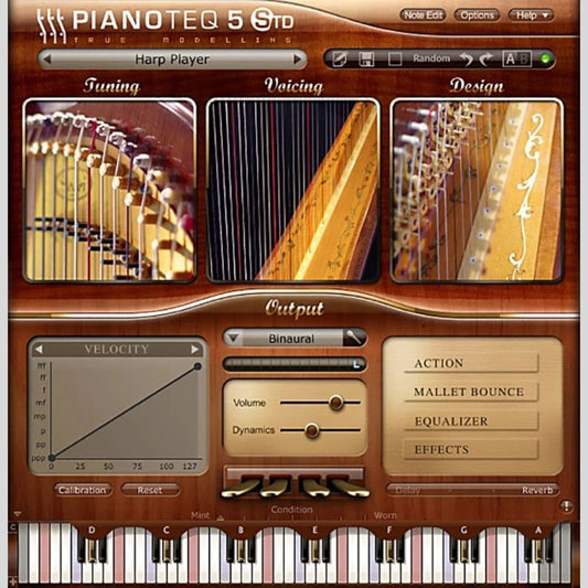 Modartt Pianoteq Harps Physically Modeled Piano Virtual Instrument