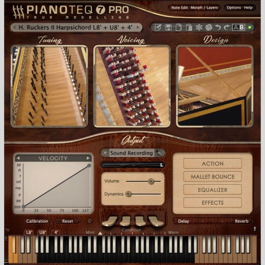 Modartt Pianoteq Harpsichord Physically Modeled Piano Virtual Instrument
