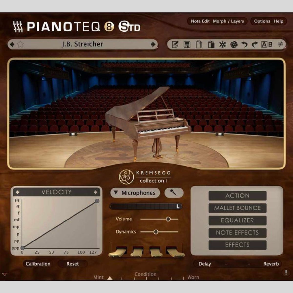 Modartt Pianoteq Kremsegg Collection 1 Plug-in Bundle Physically Modeled Piano Virtual Instrument