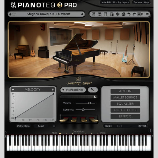 Modartt Pianoteq Shigeru Kawai SK-EX Physically Modeled Piano Virtual Instrument