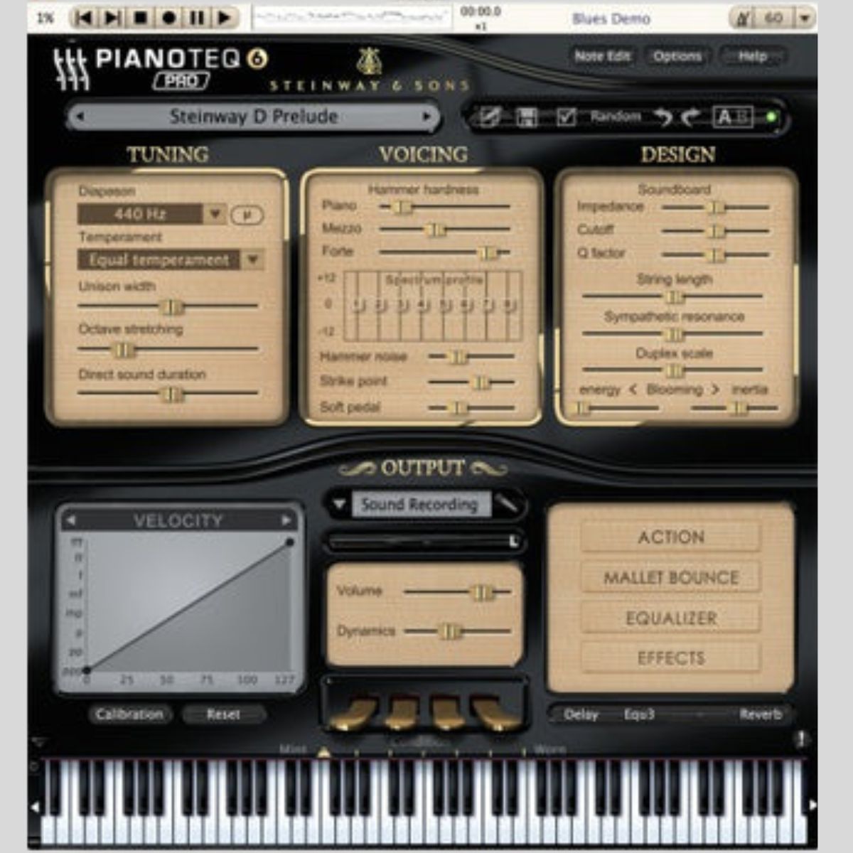 Modartt Pianoteq Steinway Model D Physically Modeled Piano Virtual Instrument