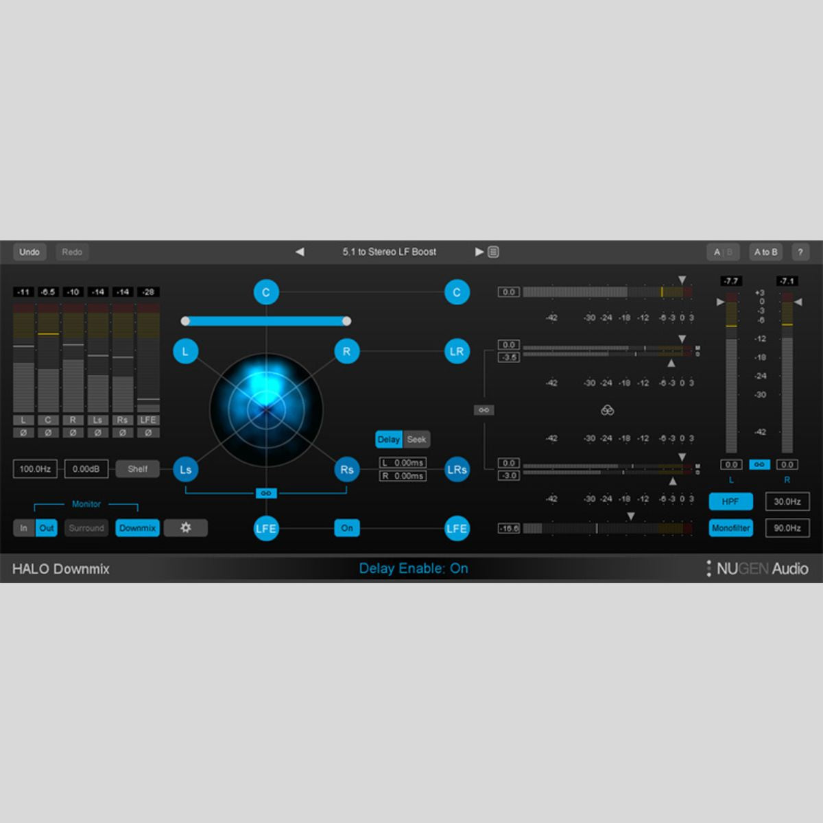 NUGEN Audio NUGEN Halo Downmx w 3D extension Plug-in